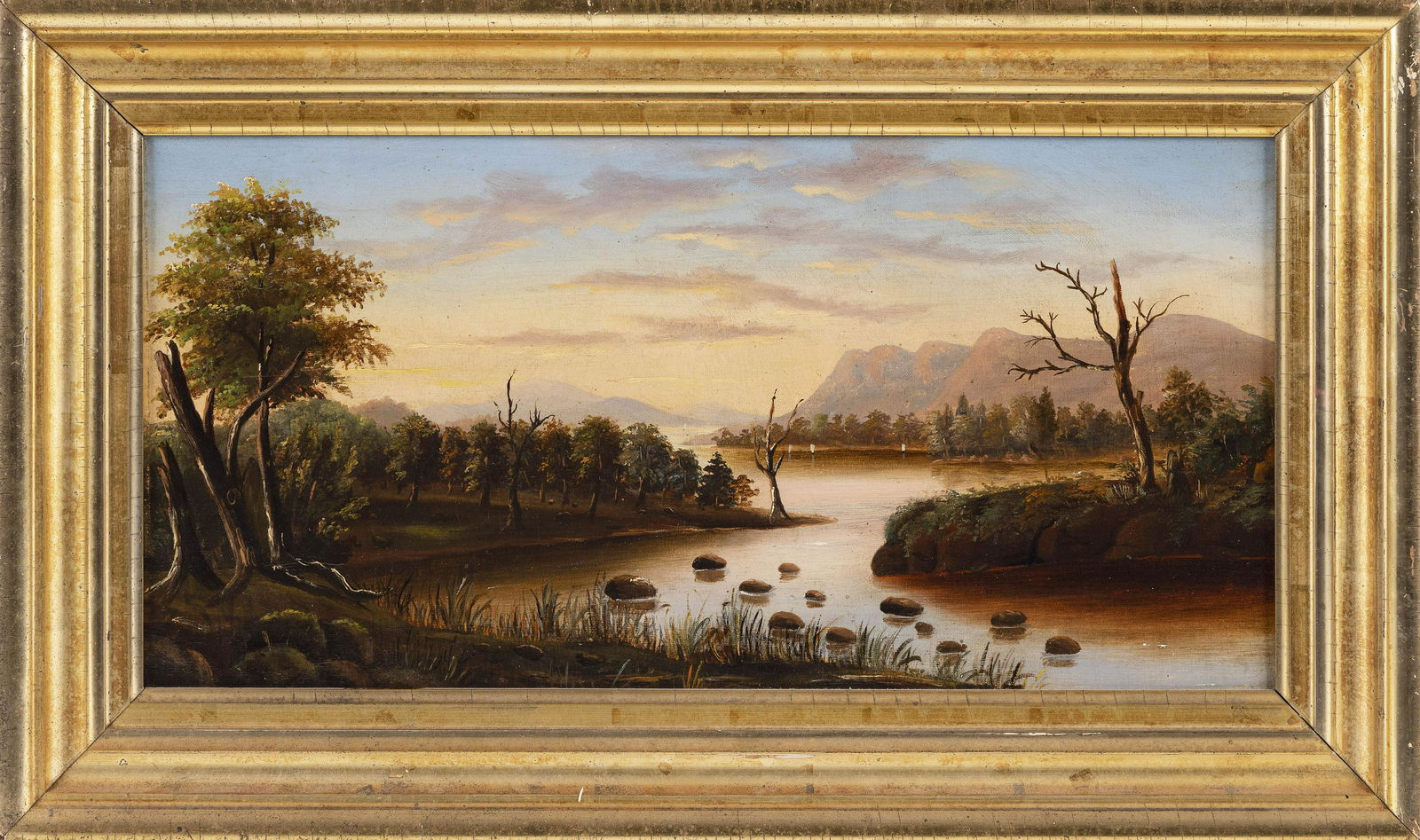 AMERICAN SCHOOL (19th Century,), Mountain landscape (1 of 2)