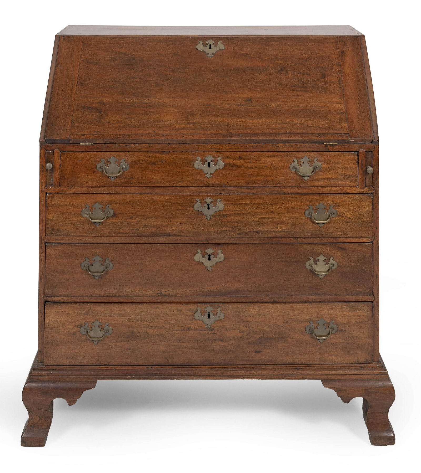 CHIPPENDALE SLANT-LID DESK Late 18th Century Height (1 of 5)