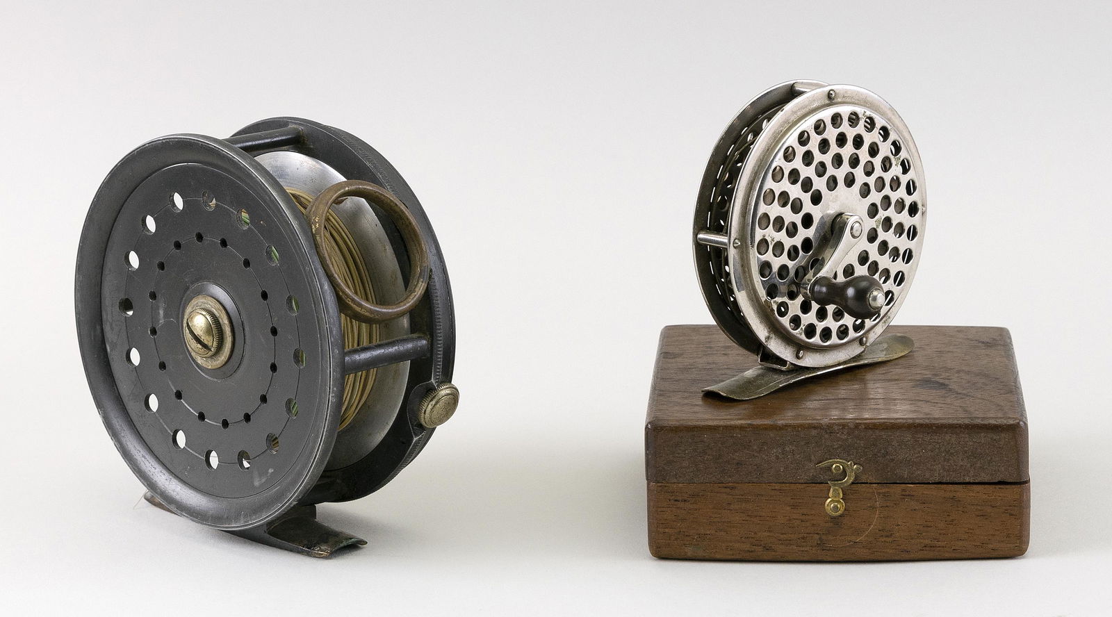 TWO FLY REELS 19th/20th Century Diameters 3” and (1 of 3)