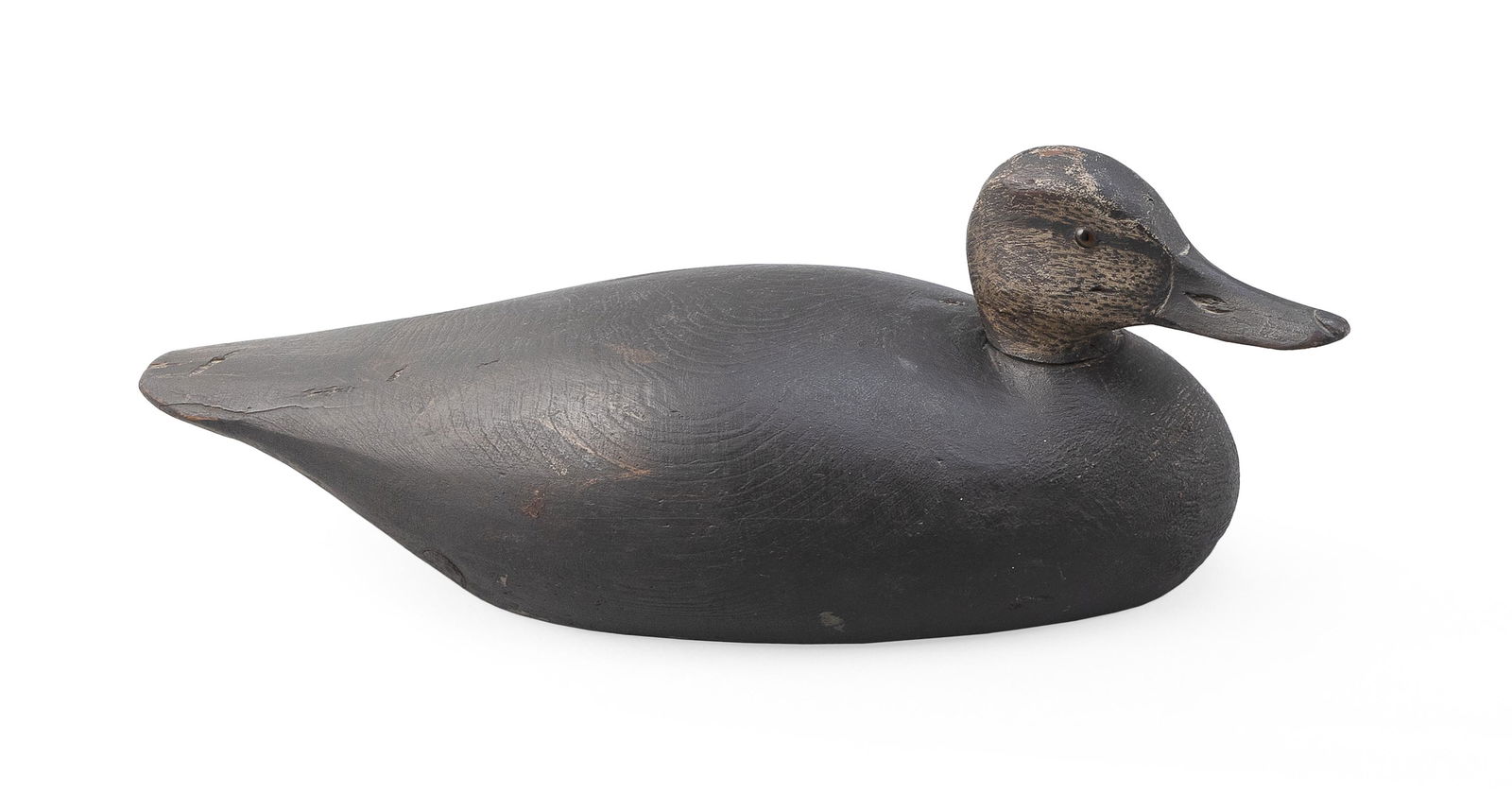 A. ELMER CROWELL BLACK DUCK DECOY East Harwich, (1 of 3)