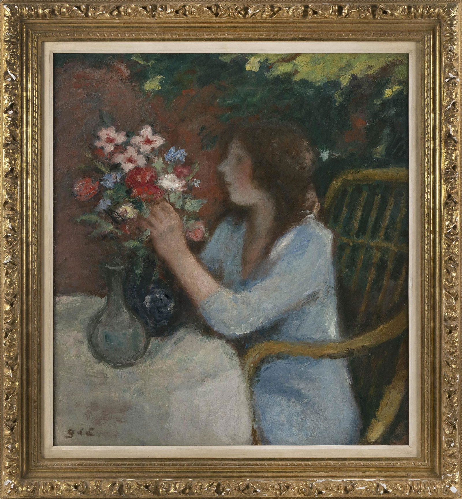 GEORGES D'ESPAGNAT (France, 1870-1950), Portrait of a (1 of 2)