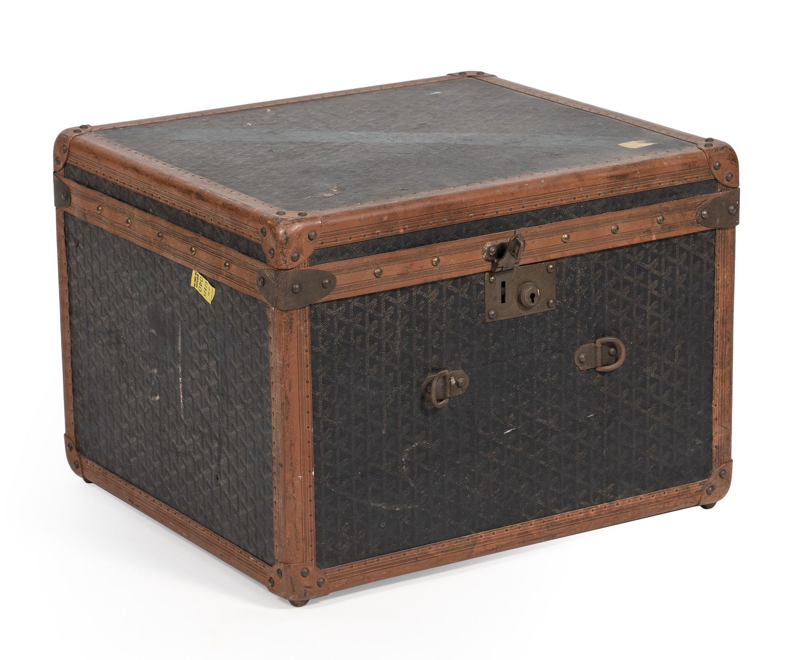 GOYARD TRUNK Circa 1930 Height 14.5”. Width (1 of 5)