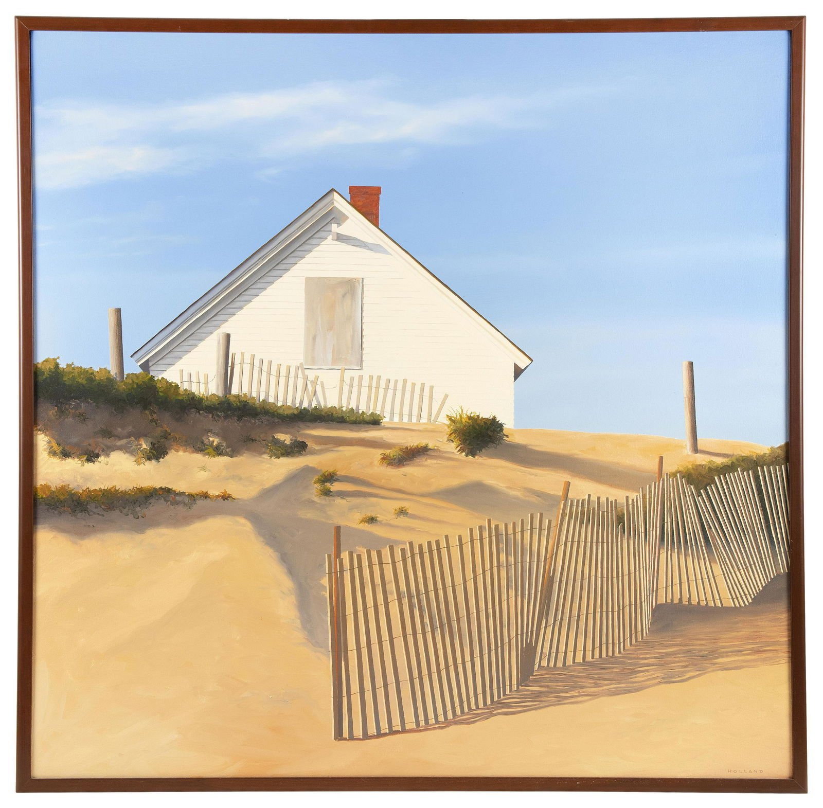 JAMES HOLLAND (Massachusetts/Florida, b. 1955), "Behind (1 of 2)