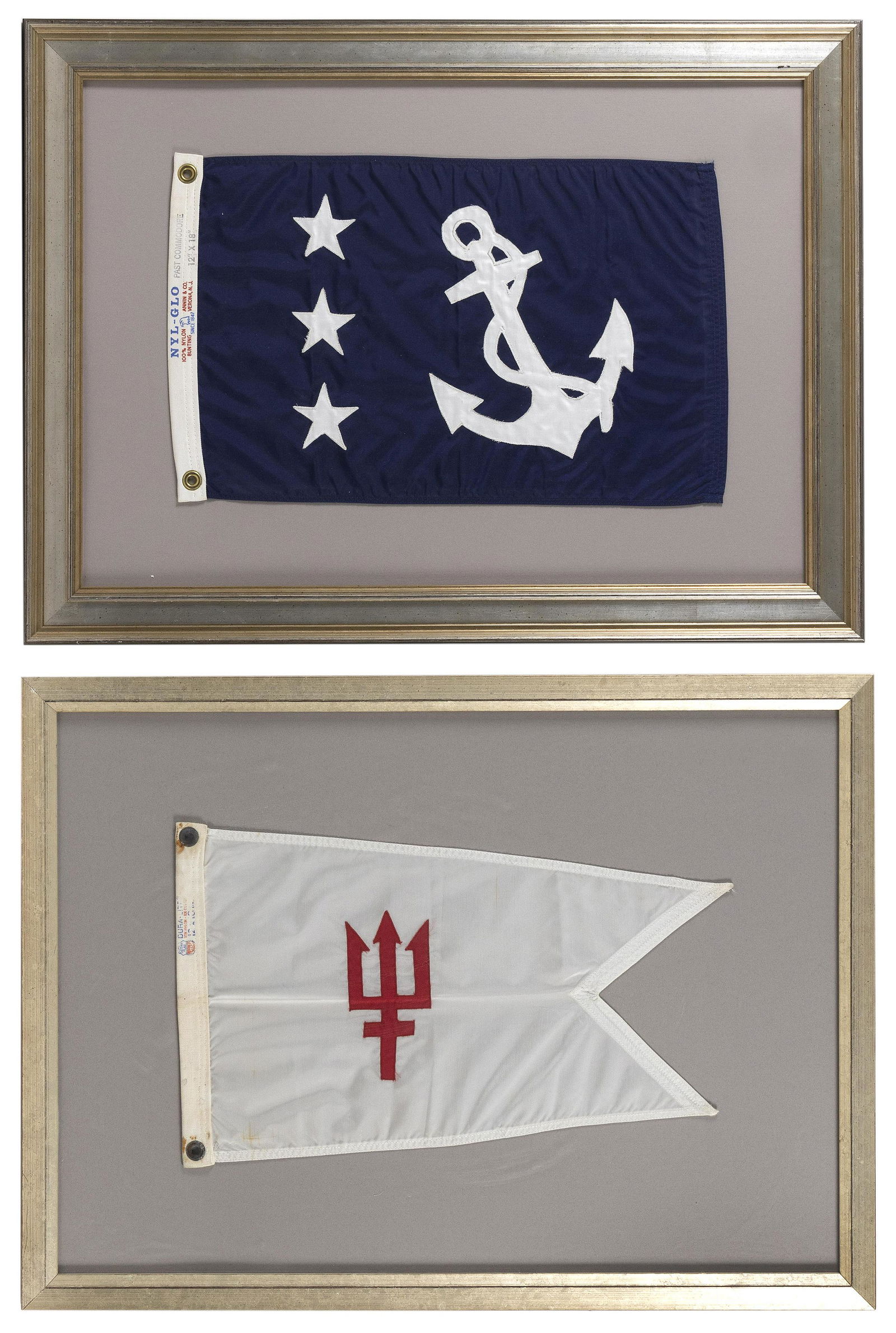 TWO YACHT FLAGS (1 of 2)