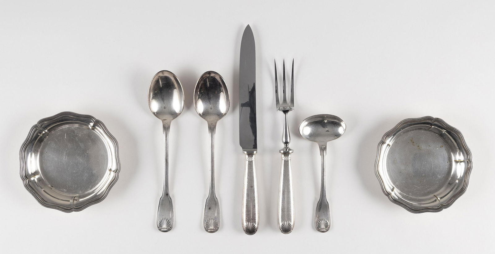 SEVEN CHRISTOFLE SILVER PLATED ITEMS (1 of 1)