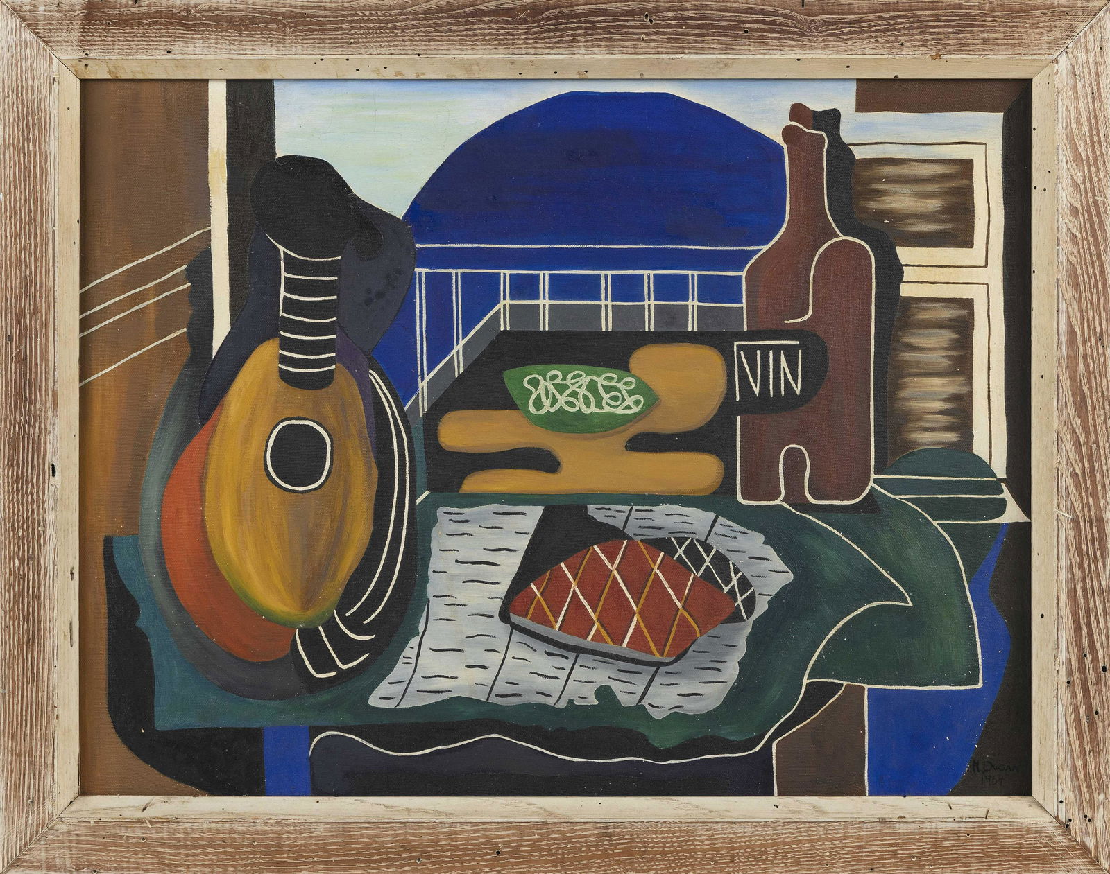 AMERICAN SCHOOL (Mid-20th Century,), Abstract tabletop (1 of 2)