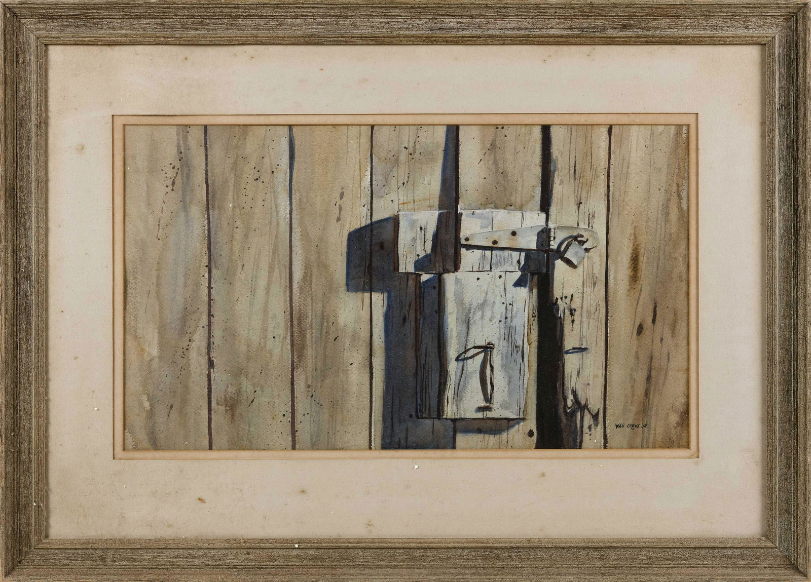 VAN CREWS, JR. (Maryland, 20th Century), Old shed (1 of 2)