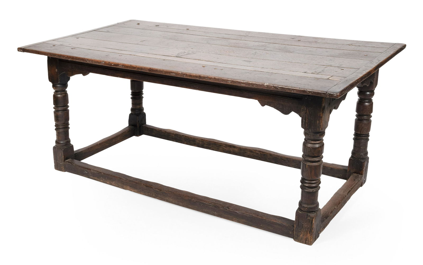 ENGLISH REFRACTORY TABLE 18th Century Height 31”. (1 of 3)