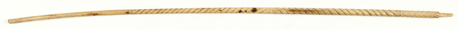 WHALEBONE CANE SHAFT 19th Century Length 34.75". (1 of 1)