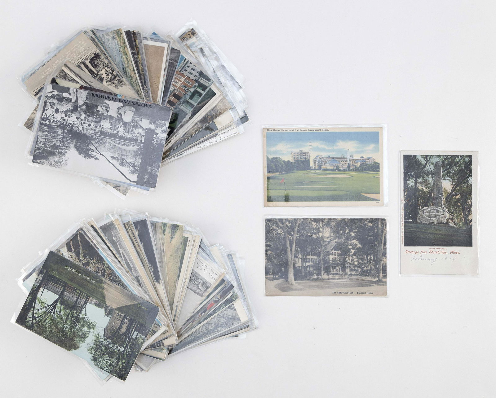 (VIEW) MASSACHUSETTS: 171 POSTCARDS Early to Late 20th (1 of 1)