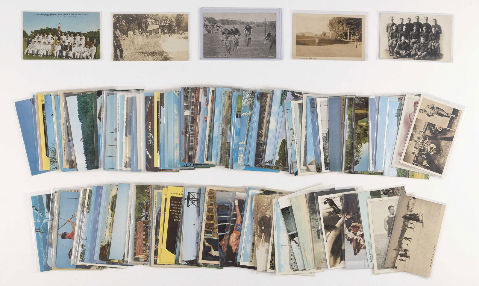 (TOPICAL) SPORTS AND RECREATION: 134 POSTCARDS Mid- to (1 of 1)