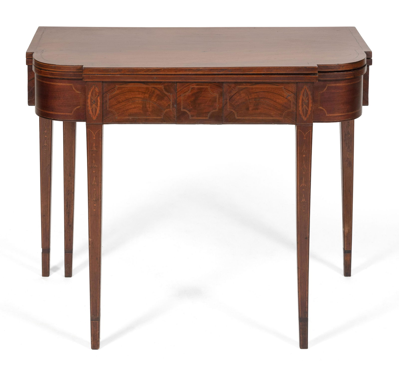 HEPPLEWHITE CARD TABLE New York, Circa 1790 Height (1 of 4)