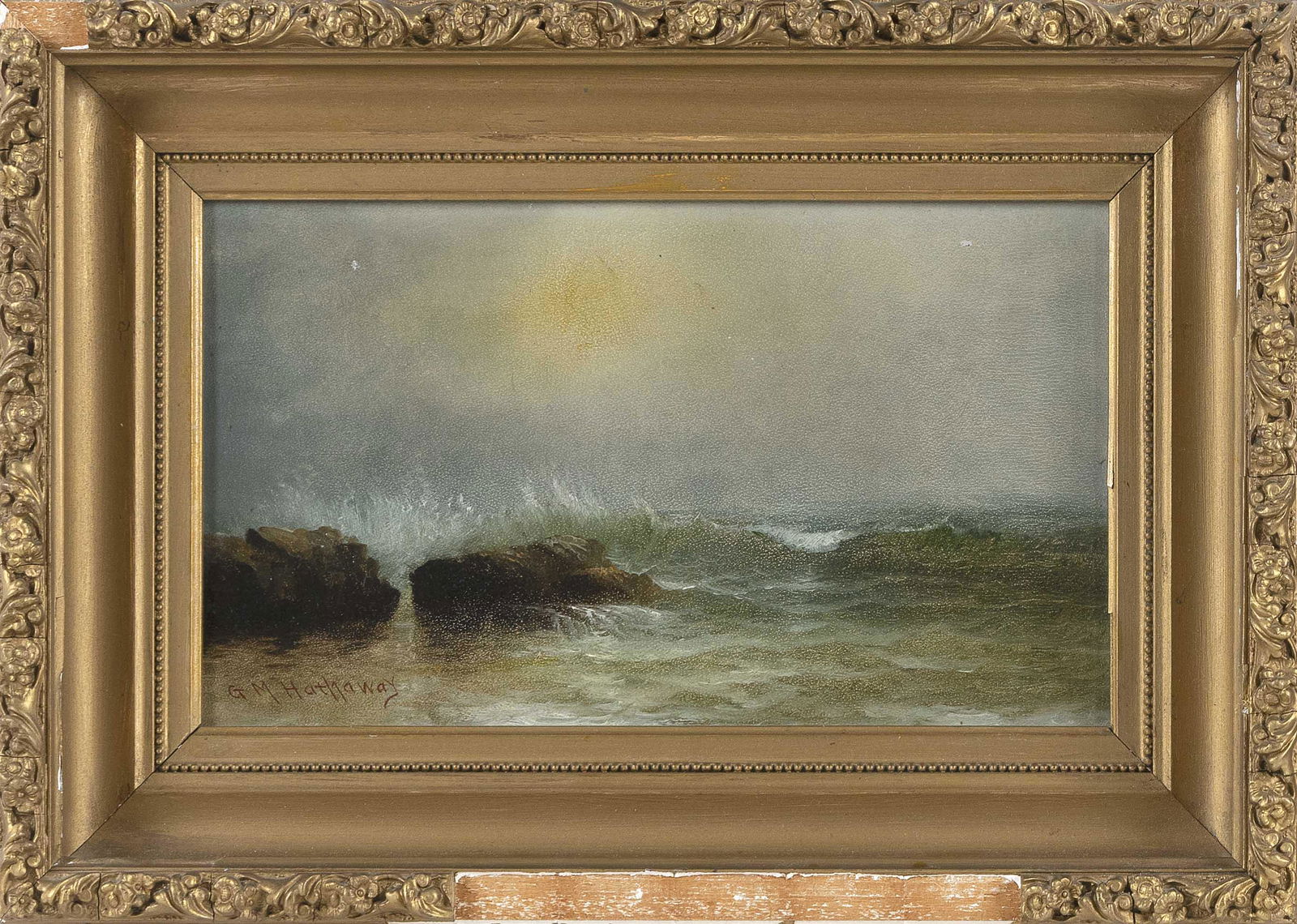GEORGE M. HATHAWAY (Maine/England, 1852-1903), Crashing (1 of 1)