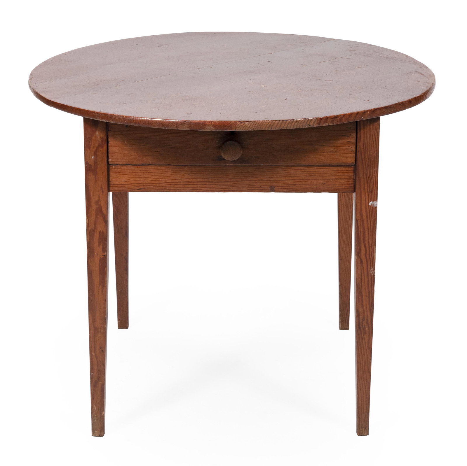 CIRCULAR ONE-DRAWER TABLE Late 19th Century Height (1 of 1)