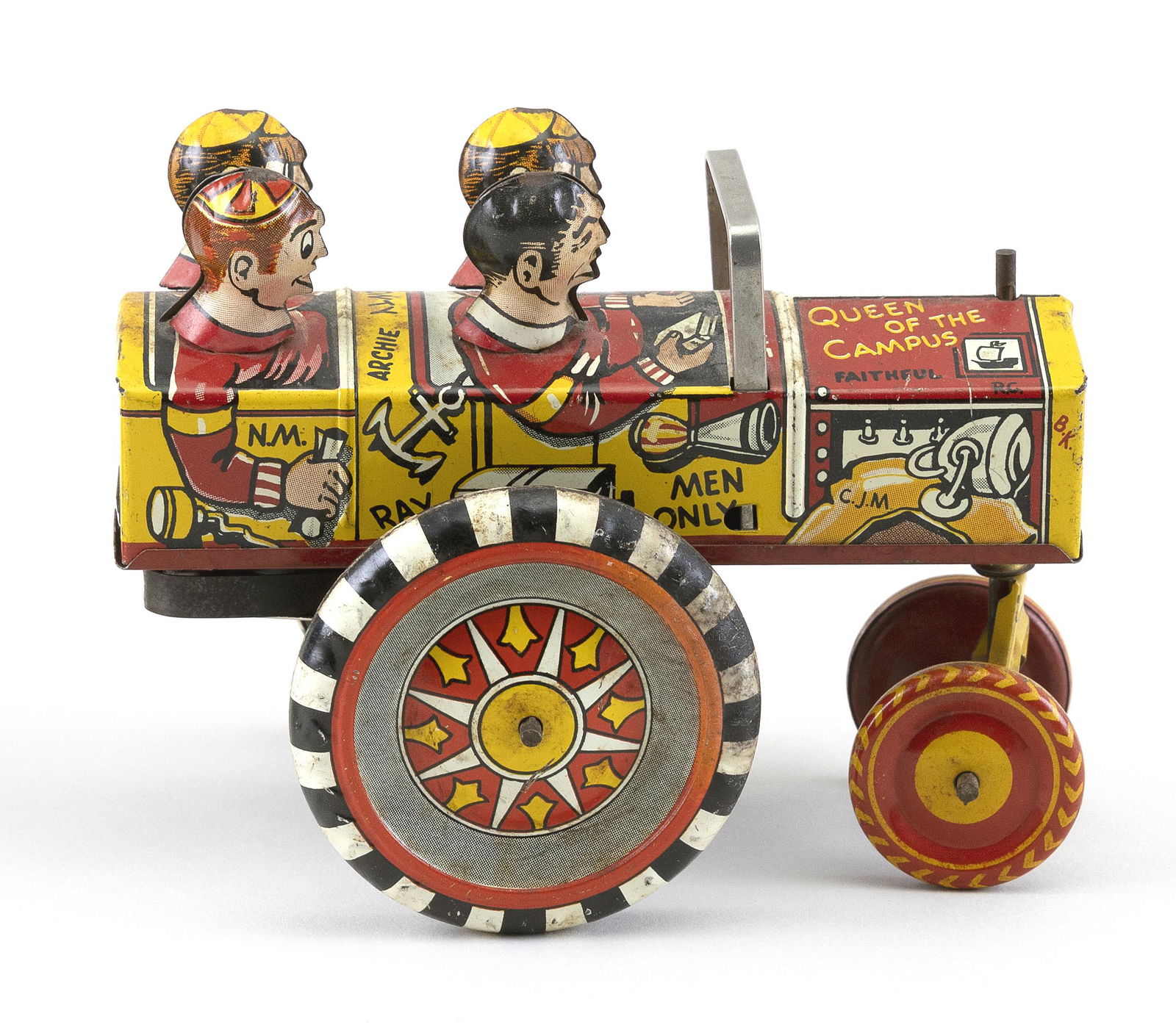MARX "TIN LIZZIE" WIND-UP TOY Height 4.5". Length 6".: MARX "TIN LIZZIE" WIND-UP TOYHeight 4.5". Length 6".