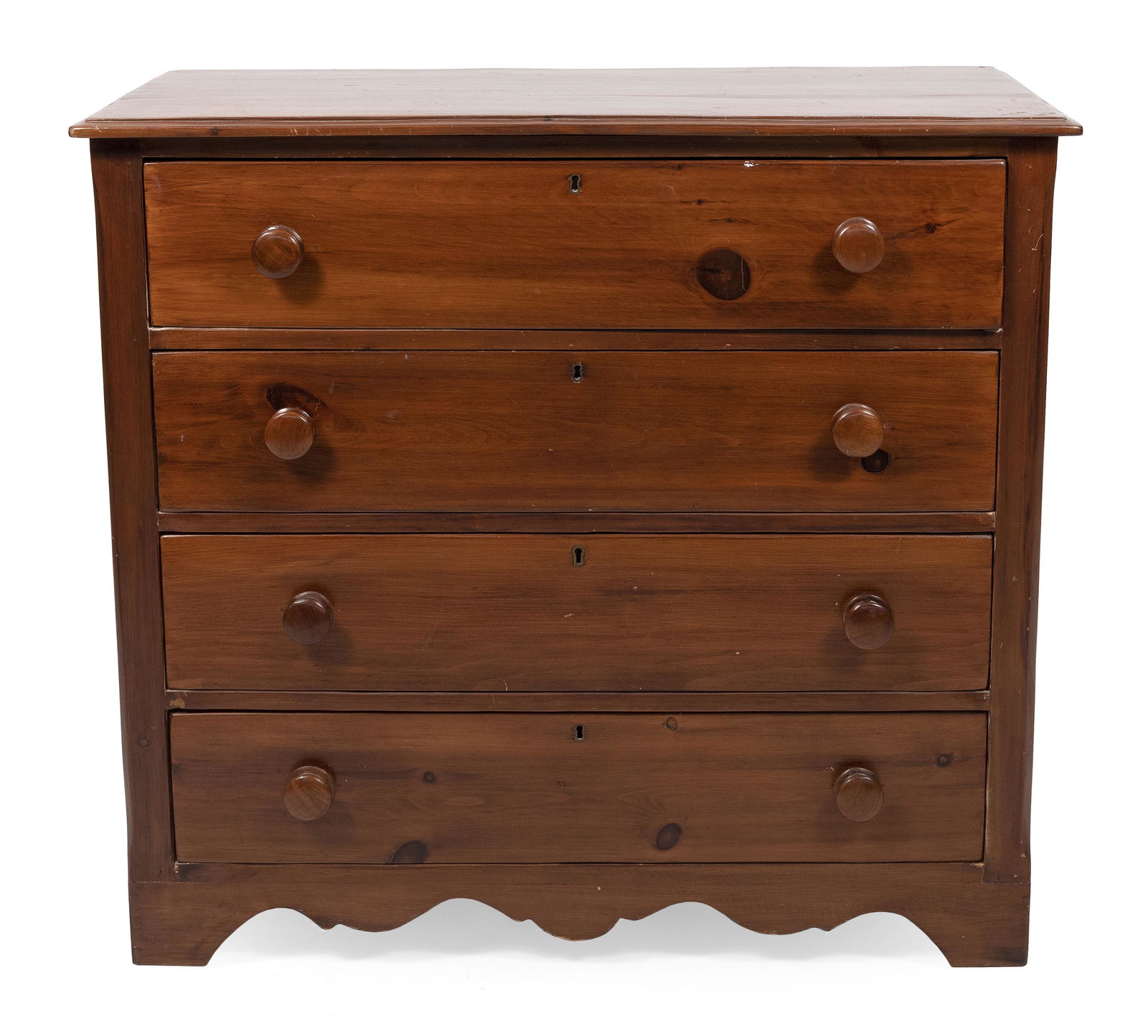 FOUR-DRAWER COTTAGE BUREAU Early 20th Century Height (1 of 1)