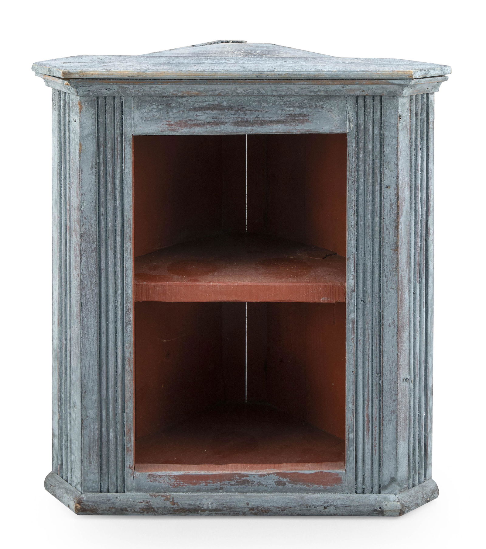 SMALL HANGING CORNER CUPBOARD 20th Century Height (1 of 2)