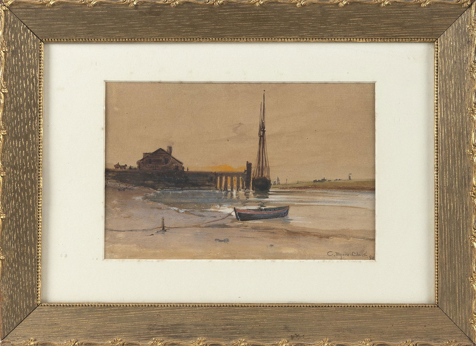 C. MYRON CLARK (Massachusetts, 1858-1925), Shore (1 of 2)