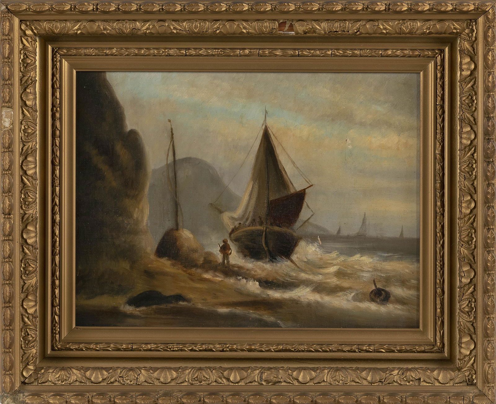 CONTINENTAL SCHOOL (Late 19th Century,), Fishing boat (1 of 1)