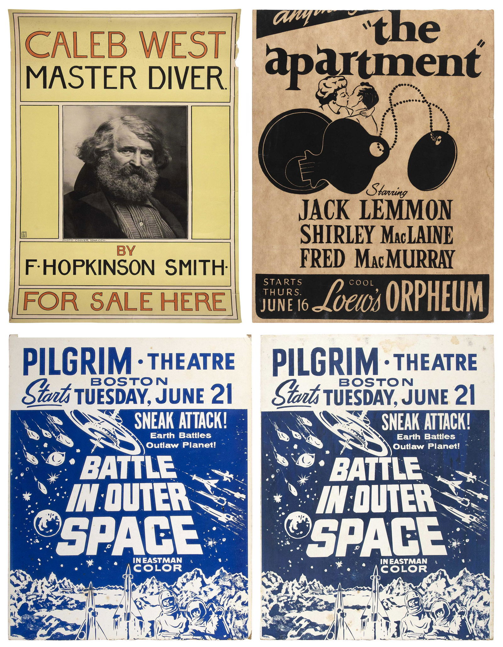 THREE BROADSIDES Largest 21” x 13.5”. (1 of 4)