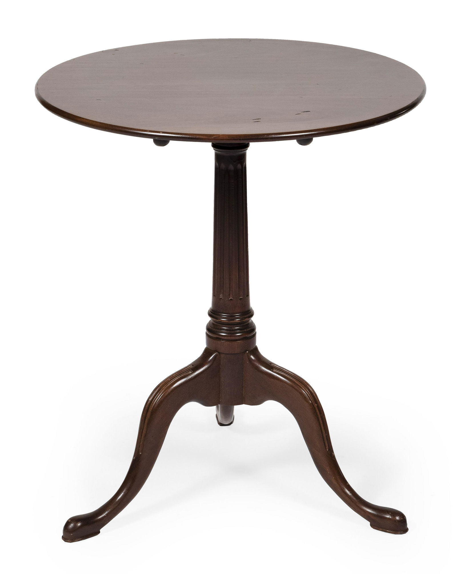 KITTINGER TILT-TOP TEA TABLE Mid-20th Century Height (1 of 2)