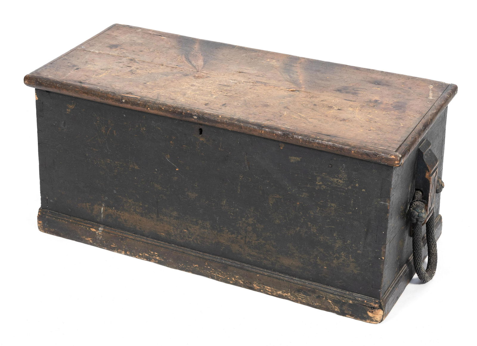SEA CHEST 19th Century Height 17.75”. Width (1 of 4)