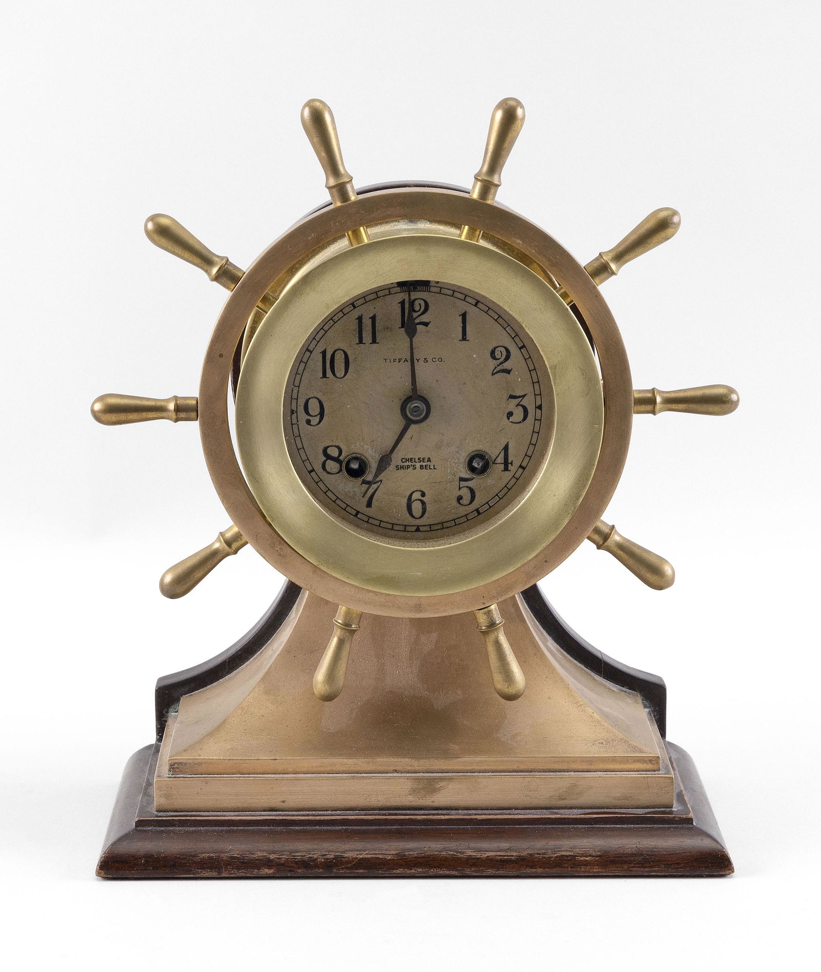 CHELSEA CLOCK CO. FOR TIFFANY & CO. SHIP’S WHEEL (1 of 4)