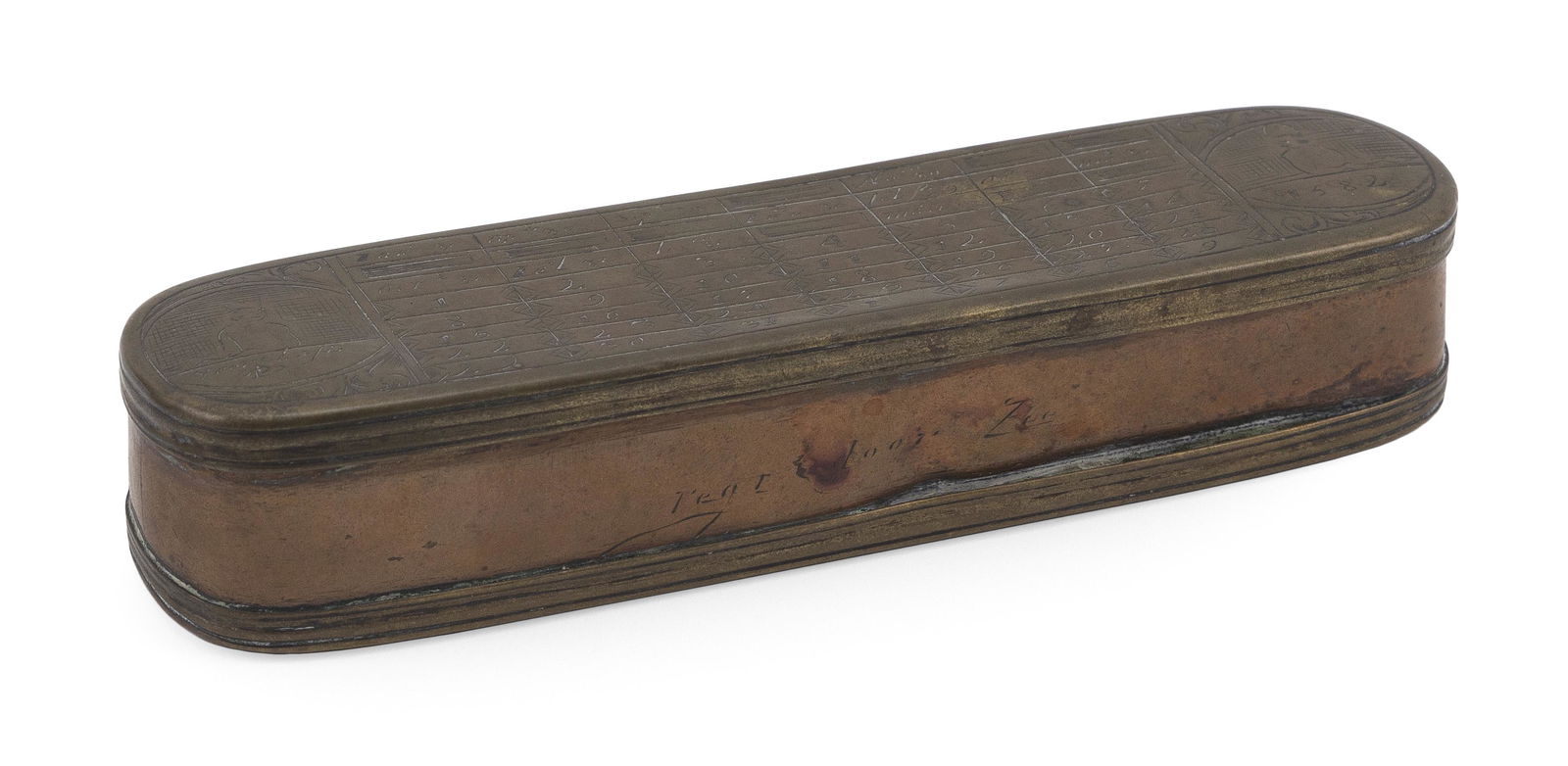 18TH CENTURY DUTCH LOG IN THE FORM OF A TOBACCO BOX (1 of 3)