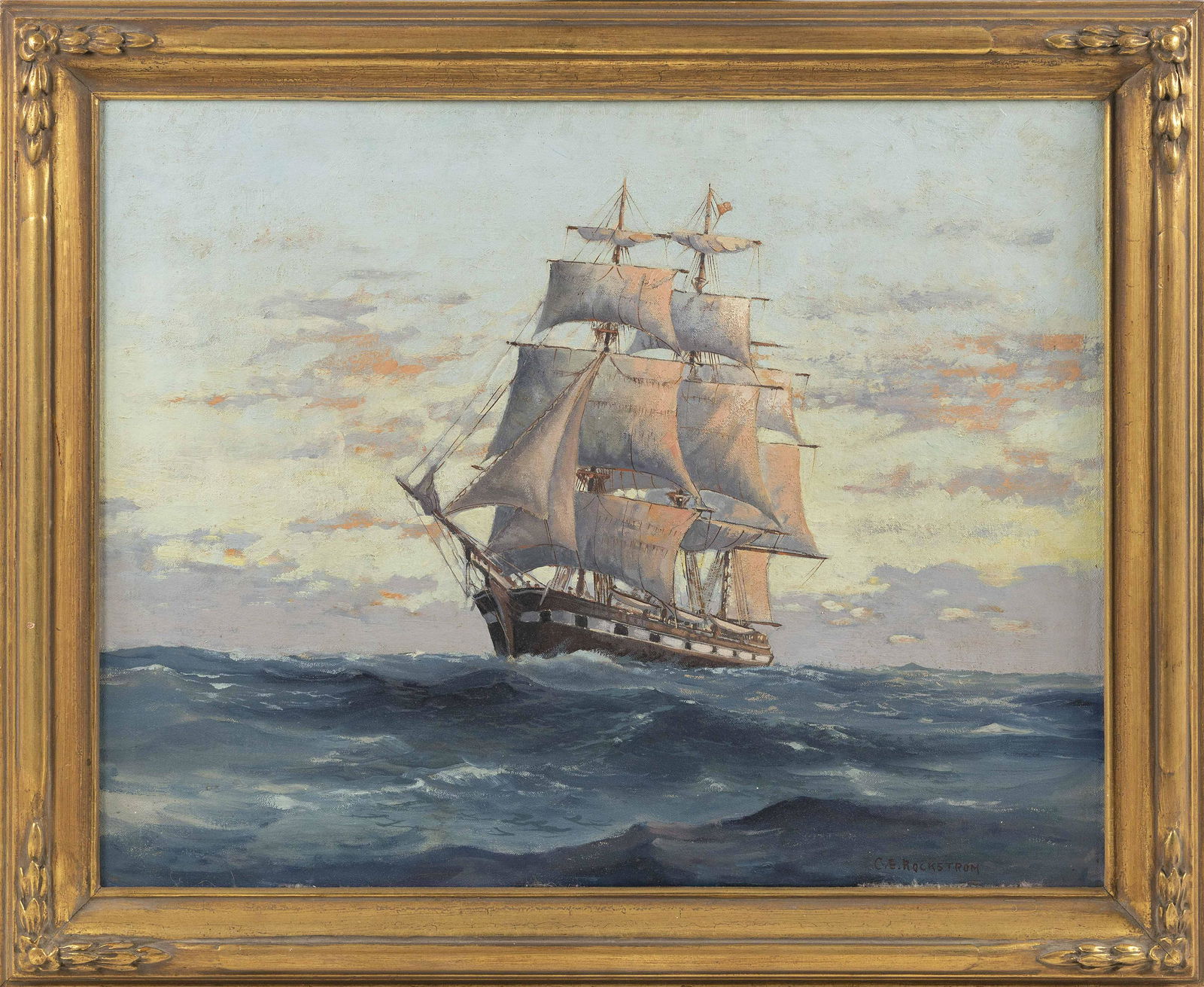 CARL E. ROCKSTROM (Mid-20th Century,), Portrait of a (1 of 2)