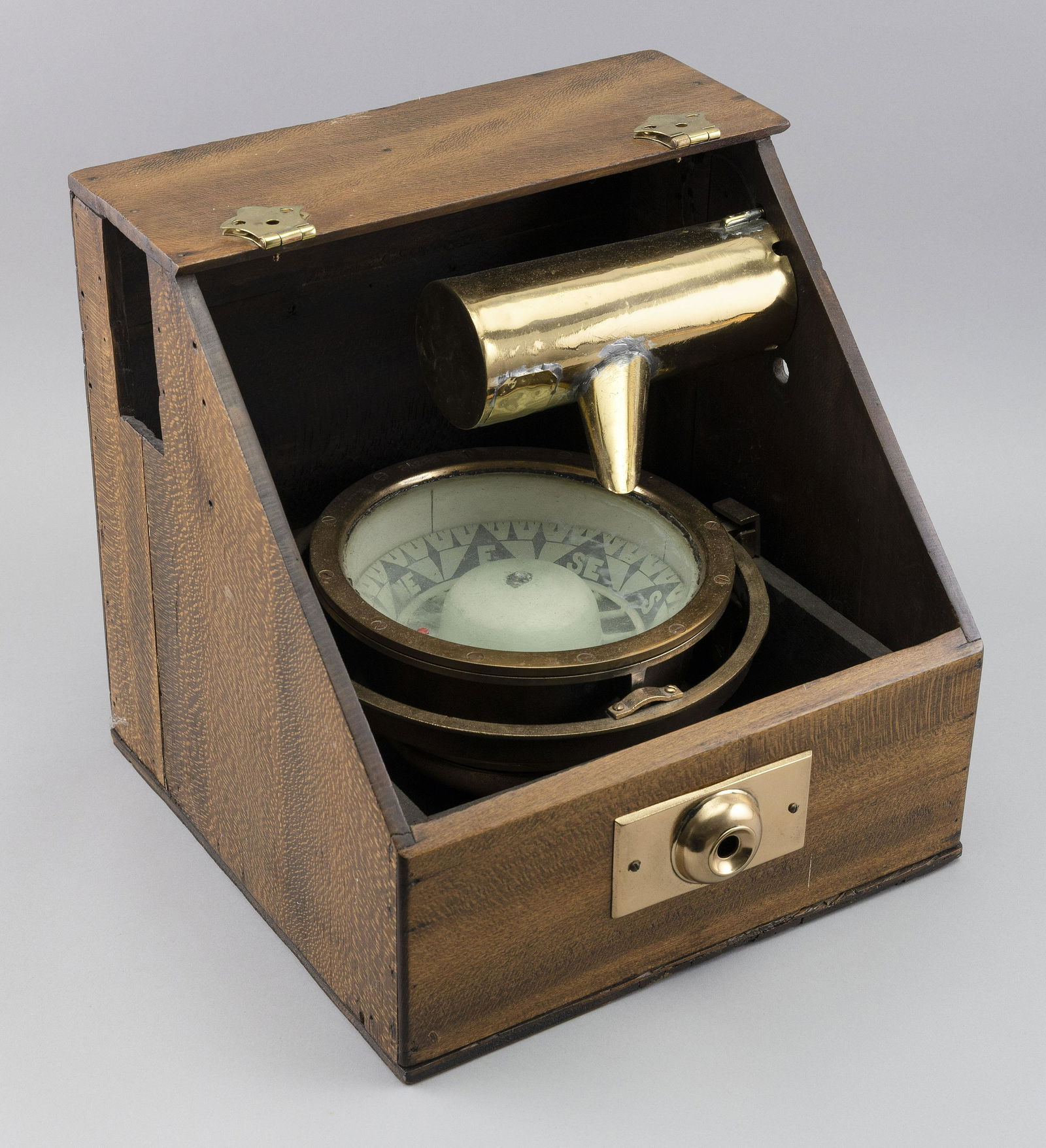 CASED YACHT BINNACLE Late 19th/Early 20th Century (1 of 3)