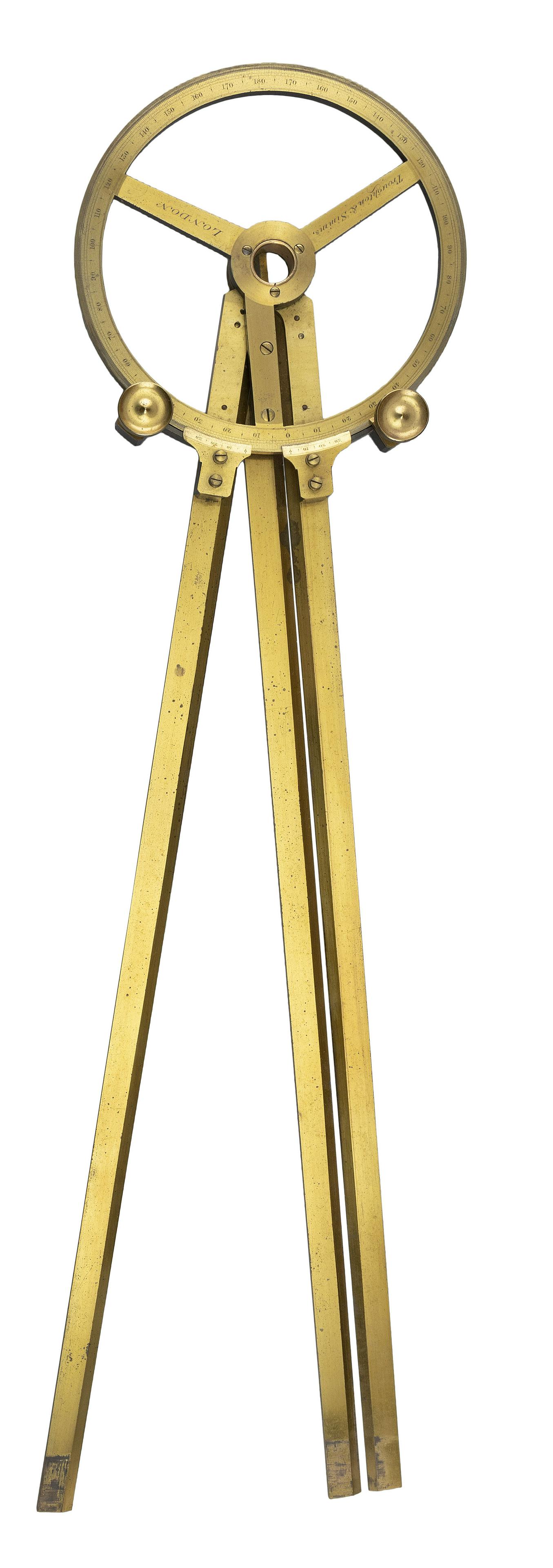 STATION POINTER Circa 1910 Length 28". Diameter 6.5". (1 of 3)