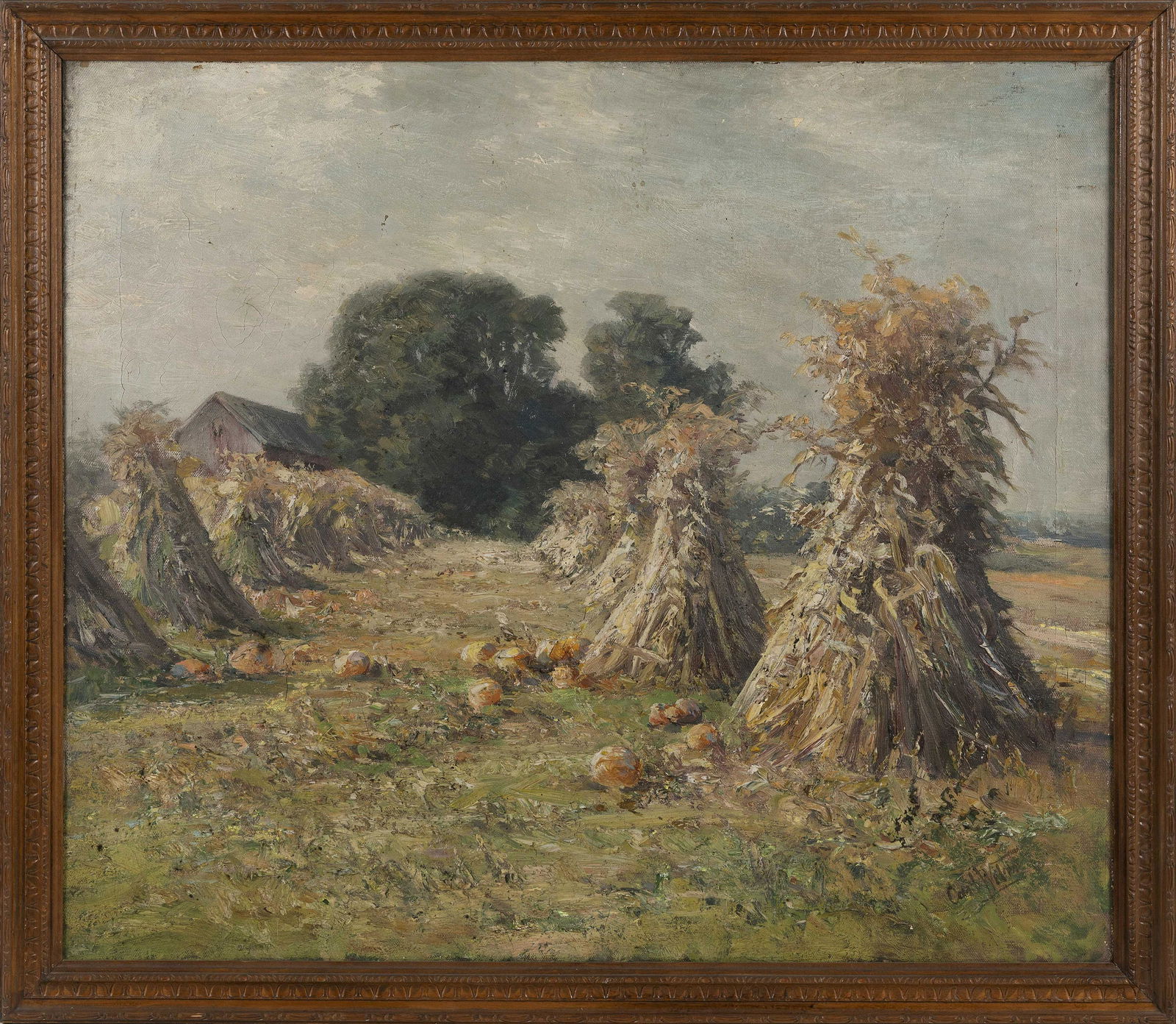 CARL PHILIPP WEBER (Pennsylvania/Germany, 1849-1922), (1 of 2)