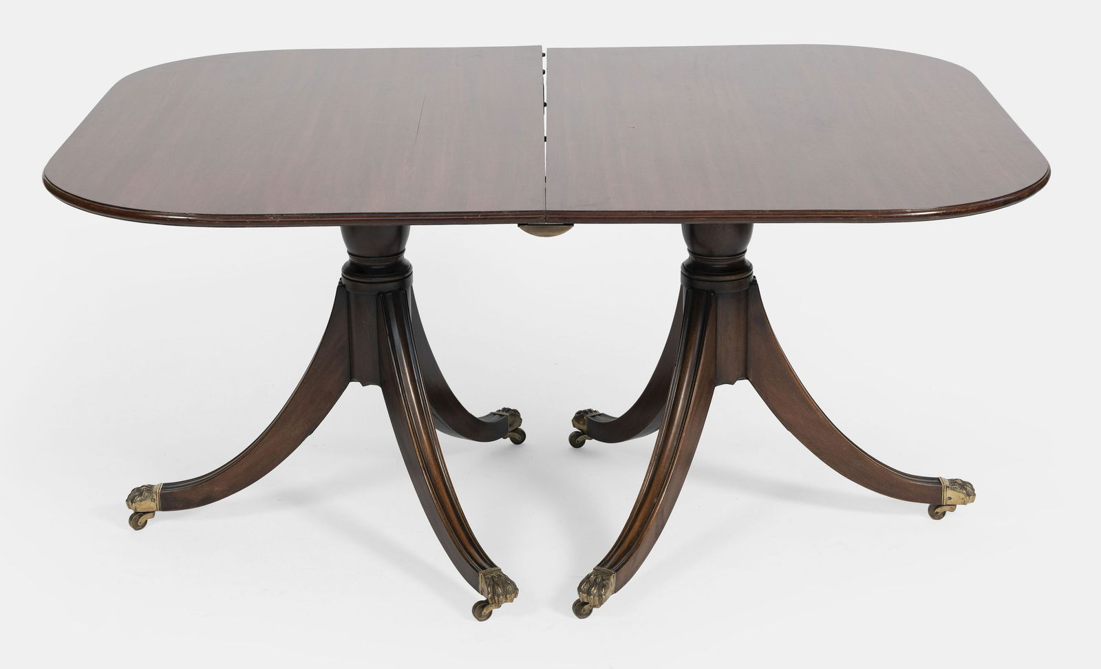 FEDERAL-STYLE DOUBLE-PEDESTAL DINING TABLE 20th Century (1 of 1)