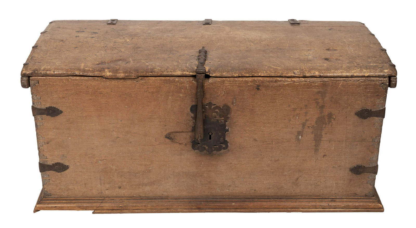 CONTINENTAL LIFT-TOP CHEST 18th Century Height (1 of 1)