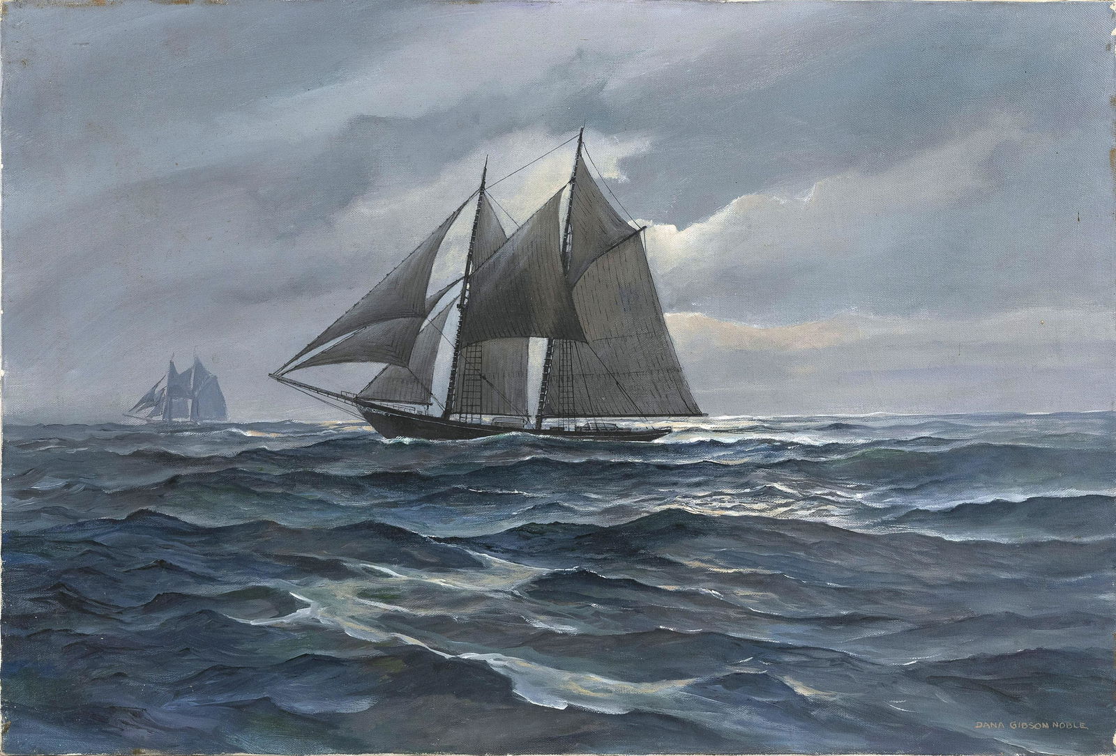 DANA GIBSON NOBLE (Connecticut, 1915-1977), Portrait of (1 of 2)