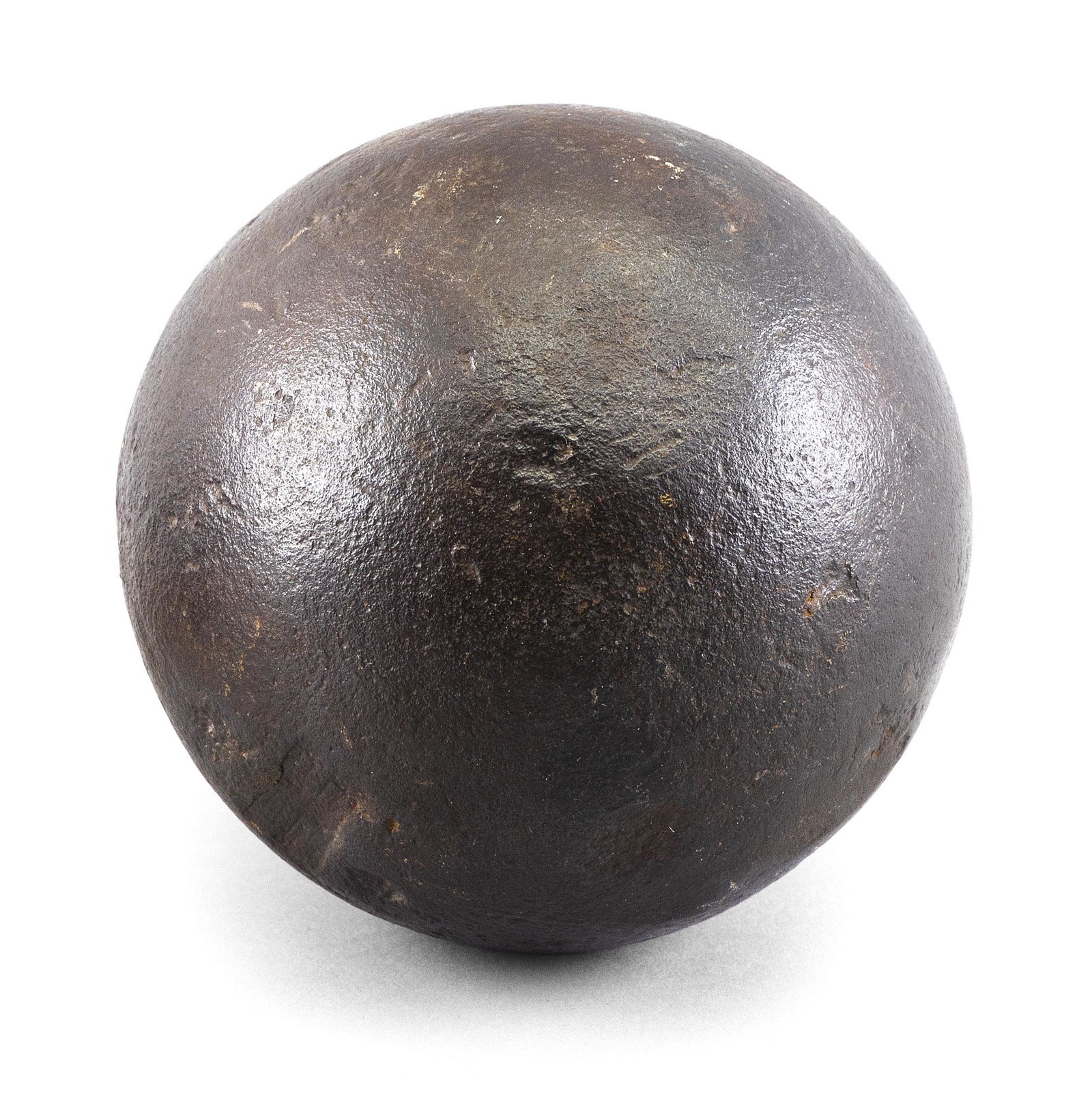 CAST IRON CANNON BALL 19th Century Diameter 5”. (1 of 1)