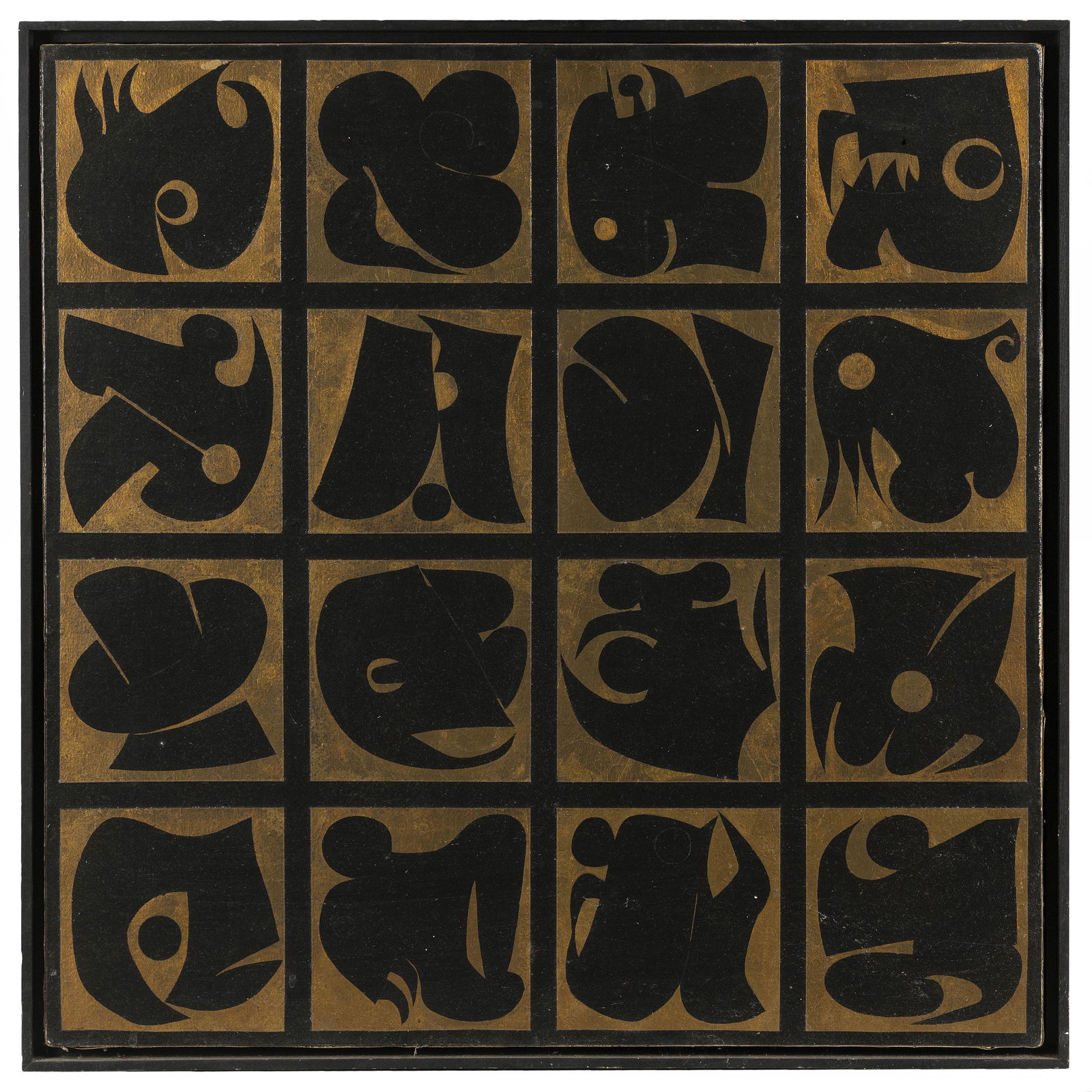 TAKESHI KAWASHIMA (New York/Japan, b. 1930), Untitled, 1965., Oil on canvas, 24" x 24". Framed (1 of 7)