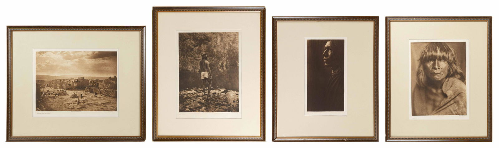 EDWARD S. CURTIS (Washington/California, 1868-1952), Four photogravures from The North American (1 of 5)