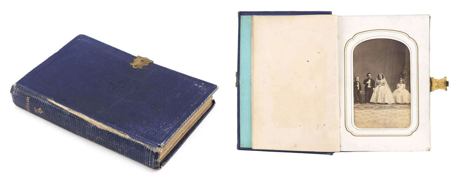 ALBUM OF SIDESHOW AND MINSTREL PERFORMER CDVS 19th Century Cards 4” x 2.5”. (1 of 6)