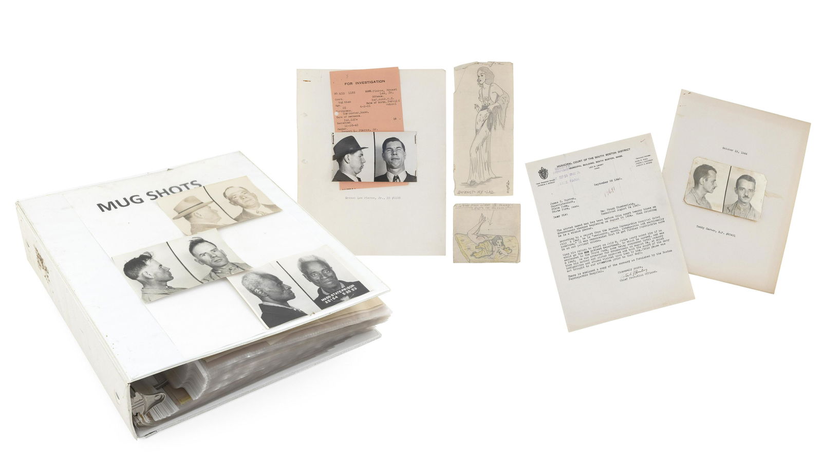 MASSACHUSETTS PRISON LOT Circa 1930-50s (1 of 5)