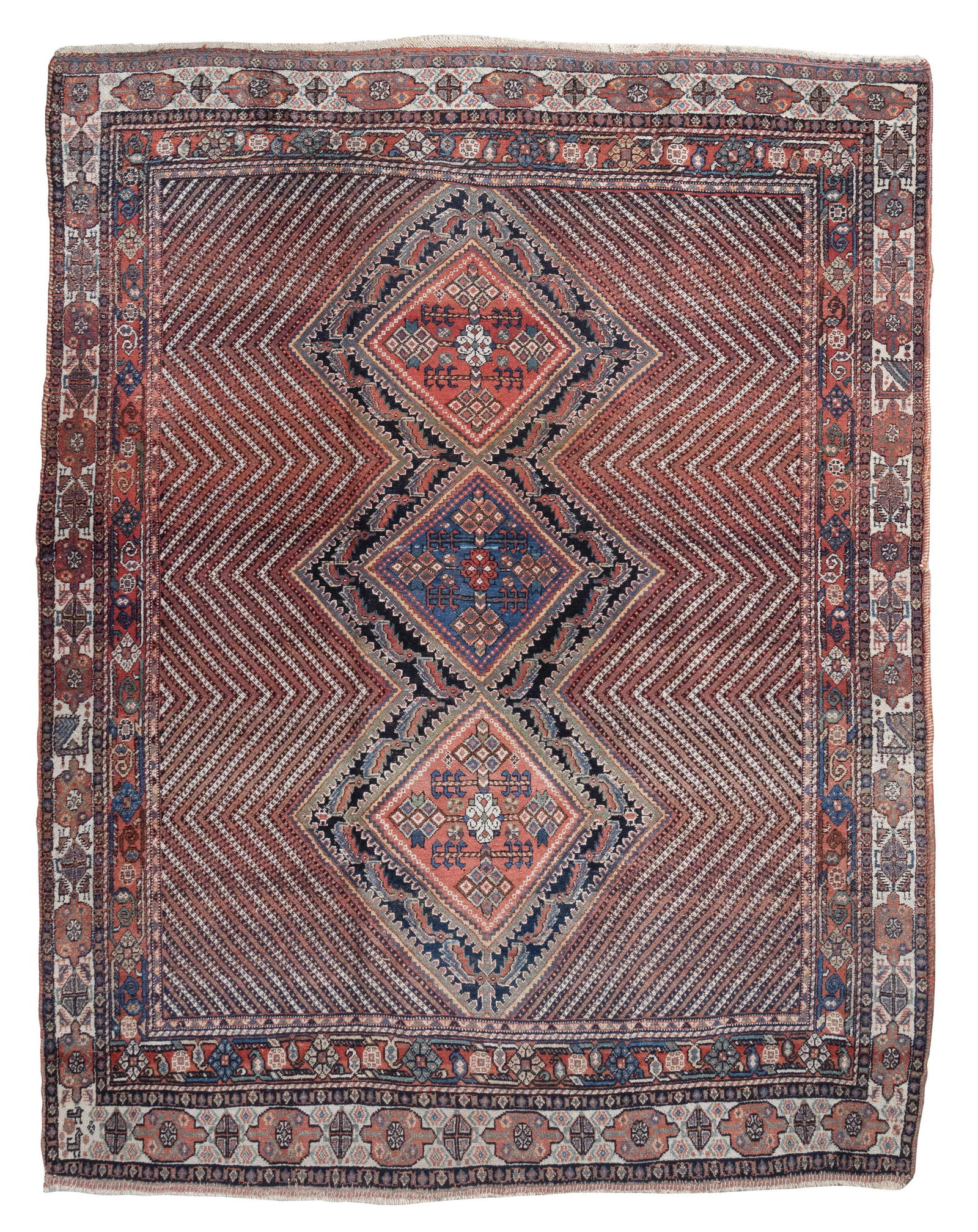 QASHQAI RUG: 5’4” X 6’10” First Quarter of the 20th Century (1 of 2)