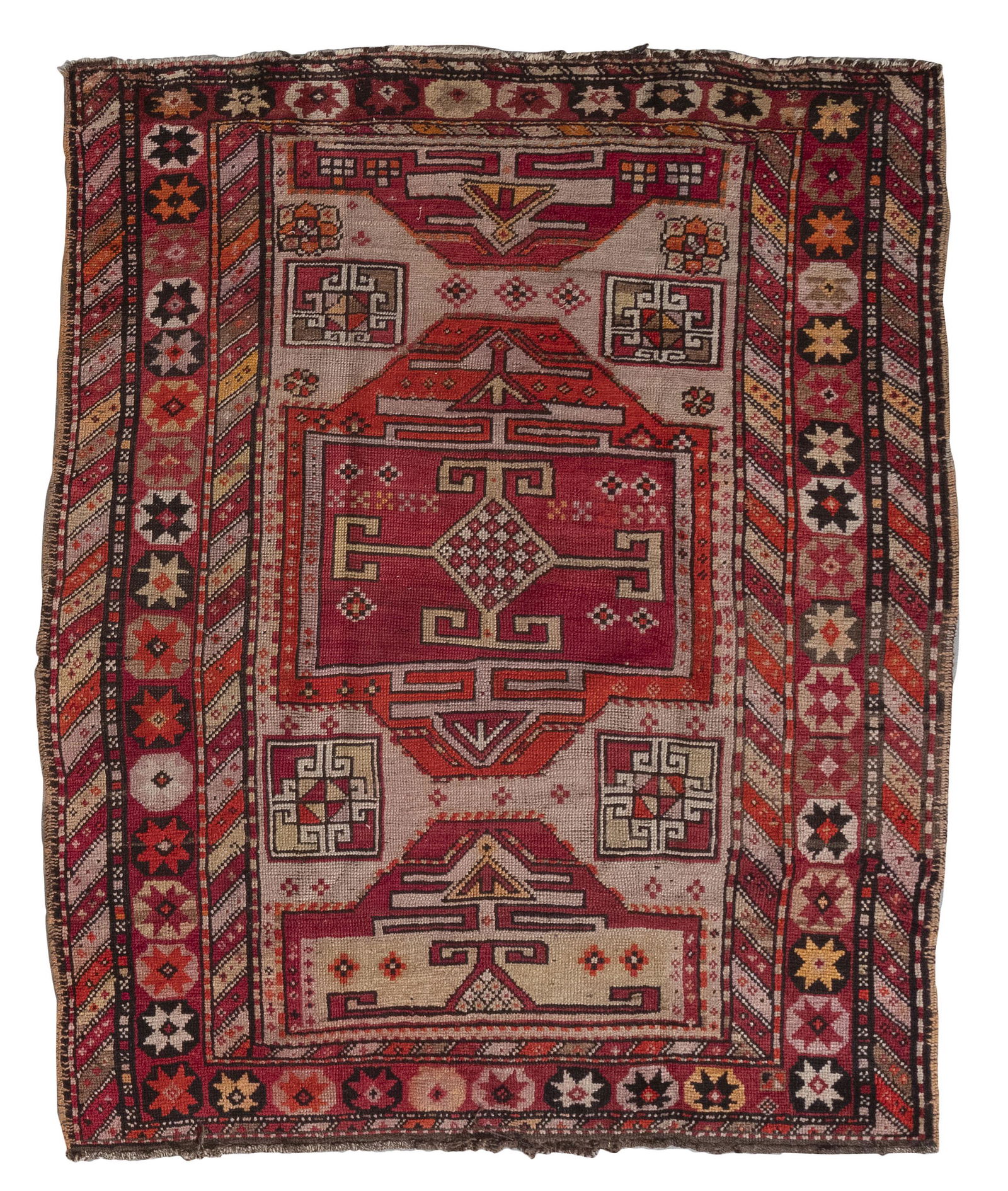 TURKISH RUG: 4’9” X 5’10” First Half of the 20th Century (1 of 1)