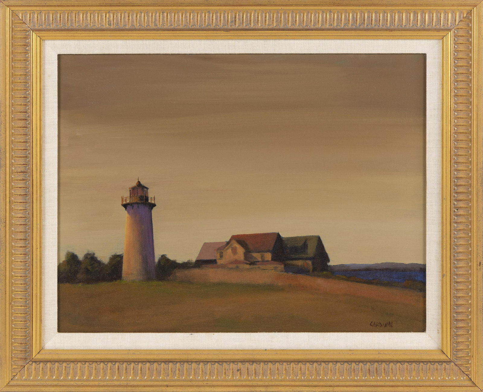 ROBERT CARDINAL (Massachusetts/New York/Canada, b. 1936), "East Chop"., Oil on canvas, 14” x (1 of 1)