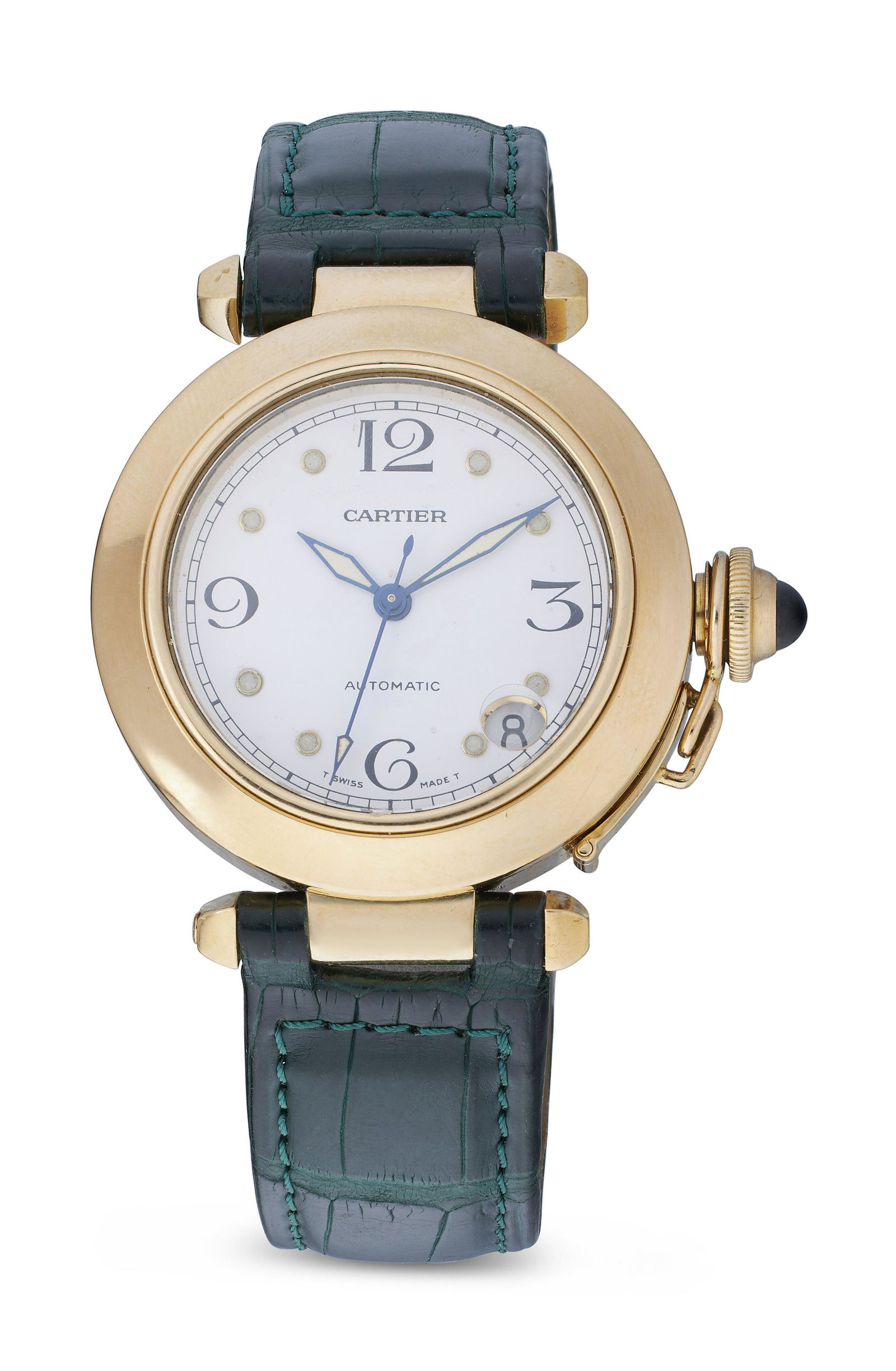 PASHA DE CARTIER AUTOMATIC 18KT YELLOW GOLD WATCH Approx. 60.63 total dwt. (1 of 3)