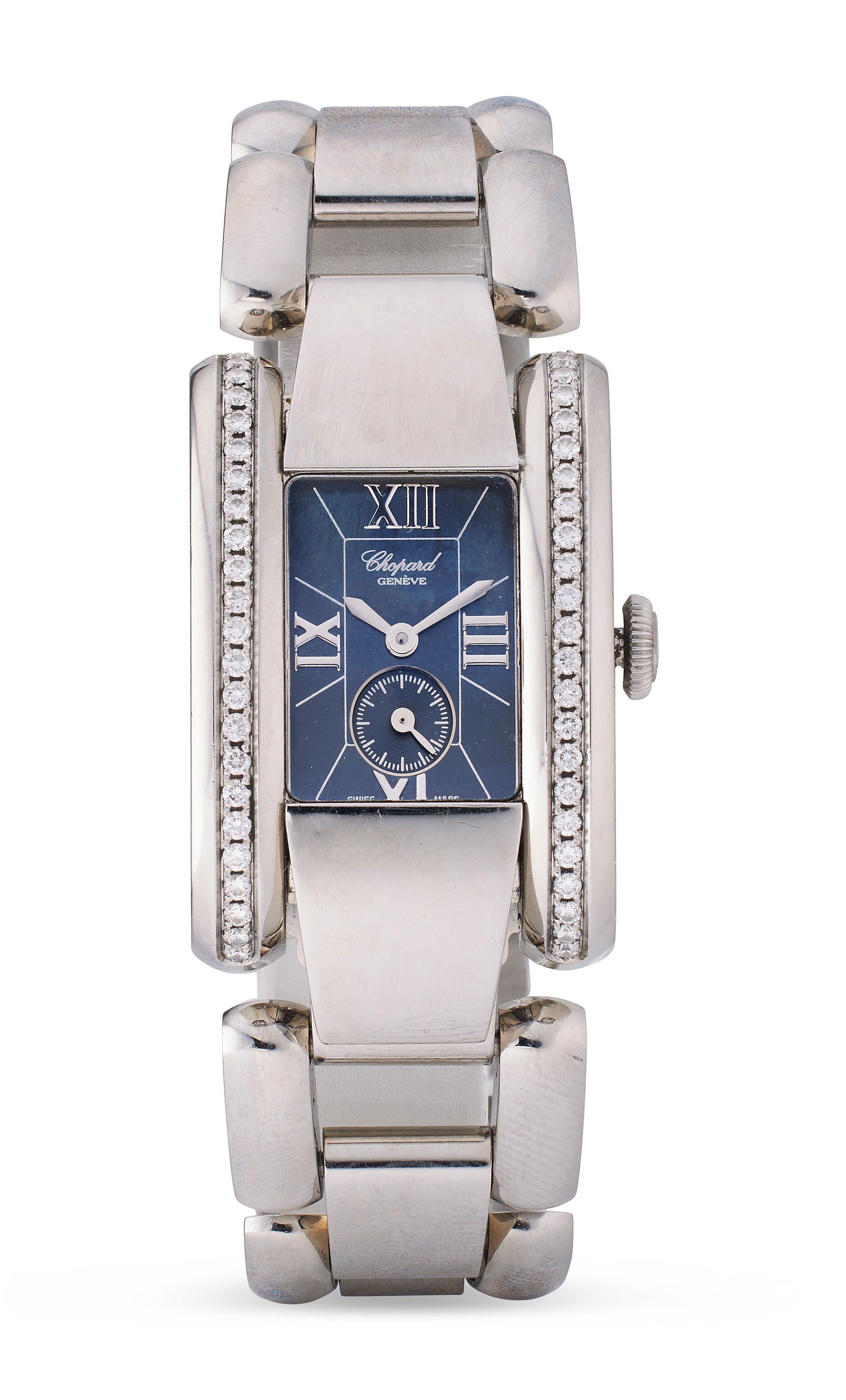 CHOPARD LA STRADA STAINLESS STEEL AND DIAMOND WATCH Approx. 69.47 total dwt. (1 of 1)
