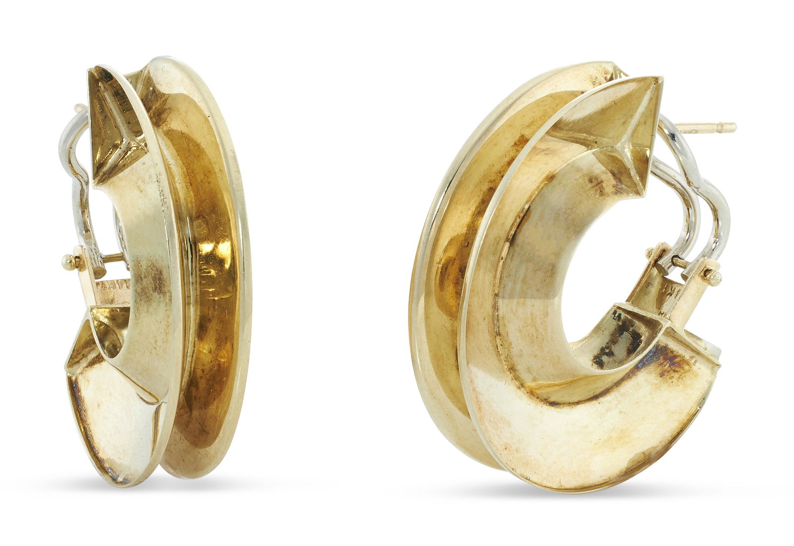 PAIR OF 14KT YELLOW GOLD EARRINGS Approx. 6.83 total dwt. (1 of 1)