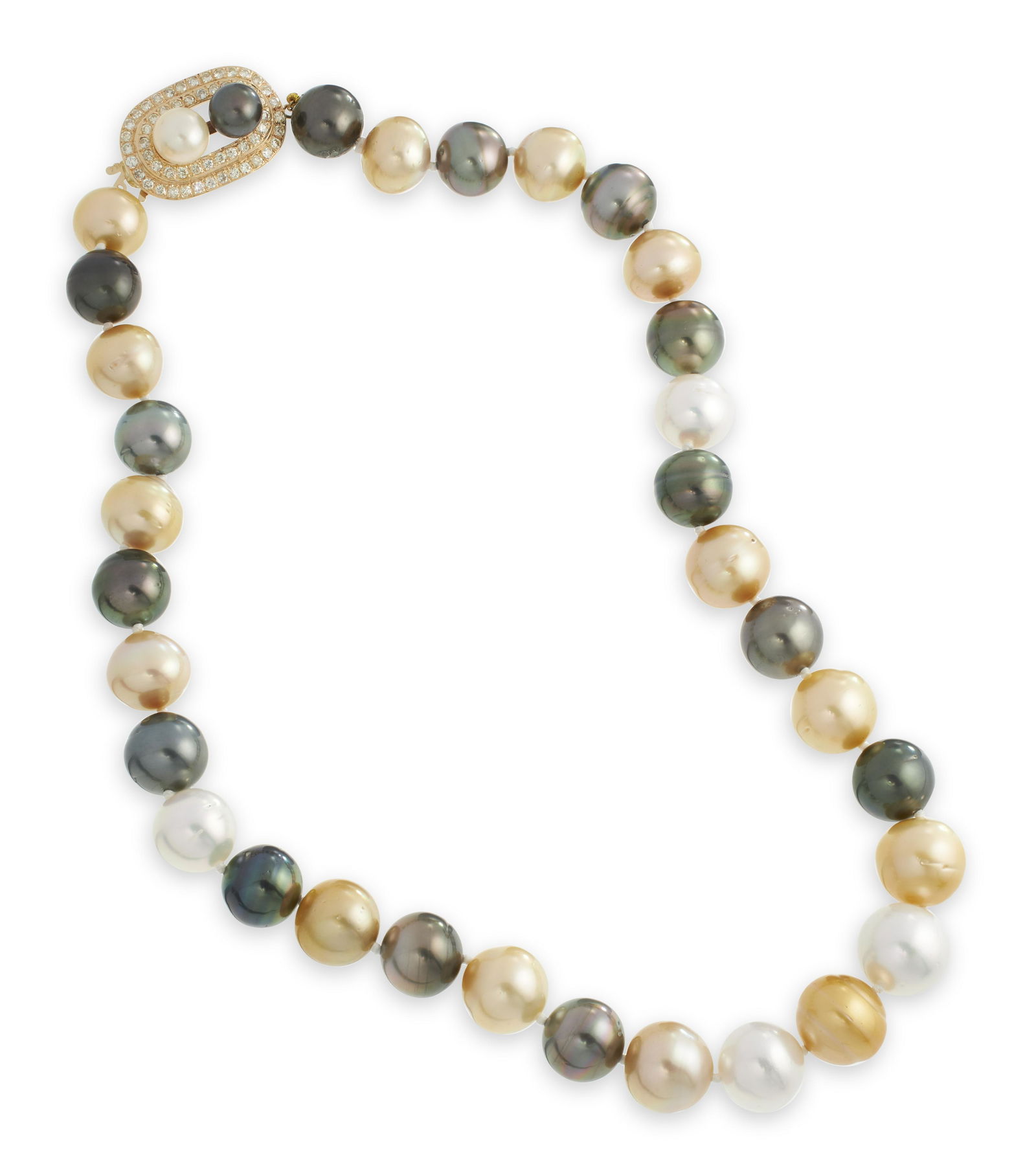 14KT YELLOW GOLD, MULTICOLORED TAHITIAN, GOLDEN, Approx. 68.39 total dwt. (1 of 1)