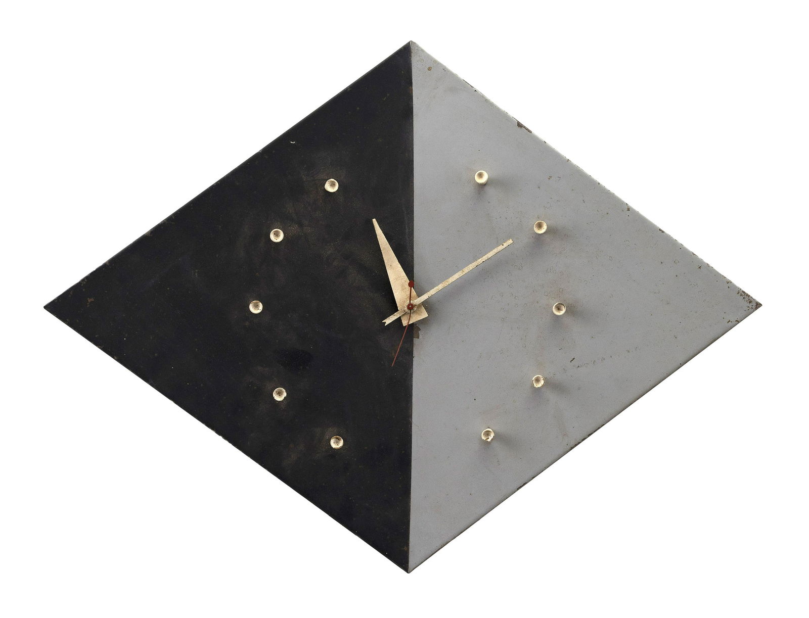 NELSON KITE WALL CLOCK, MODEL 2201 Mid20th Century Enameled