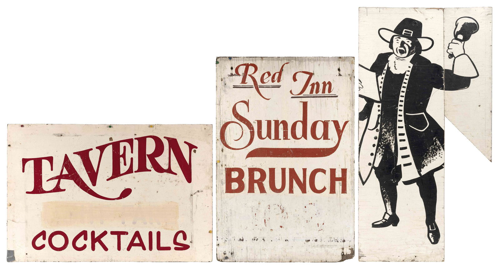 THREE WOODEN TRADE SIGNS PERTAINING TO PROVINCETOWN, MASSACHUSETTS 20th Century (1 of 7)