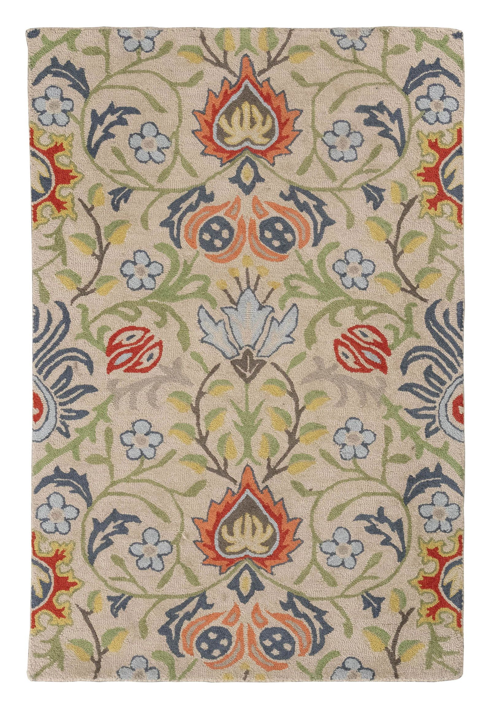 MOMENI RUG IN ARTS AND CRAFTS DESIGN: 3’9” X 5’7” 20th/21st Century (1 of 1)